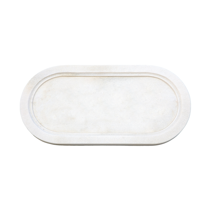 Oval Kraft Plate – Custom na Kulay